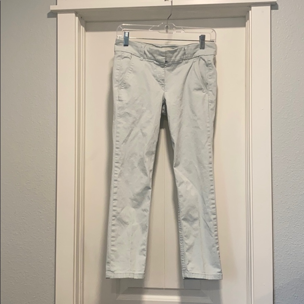 Mint green chinos